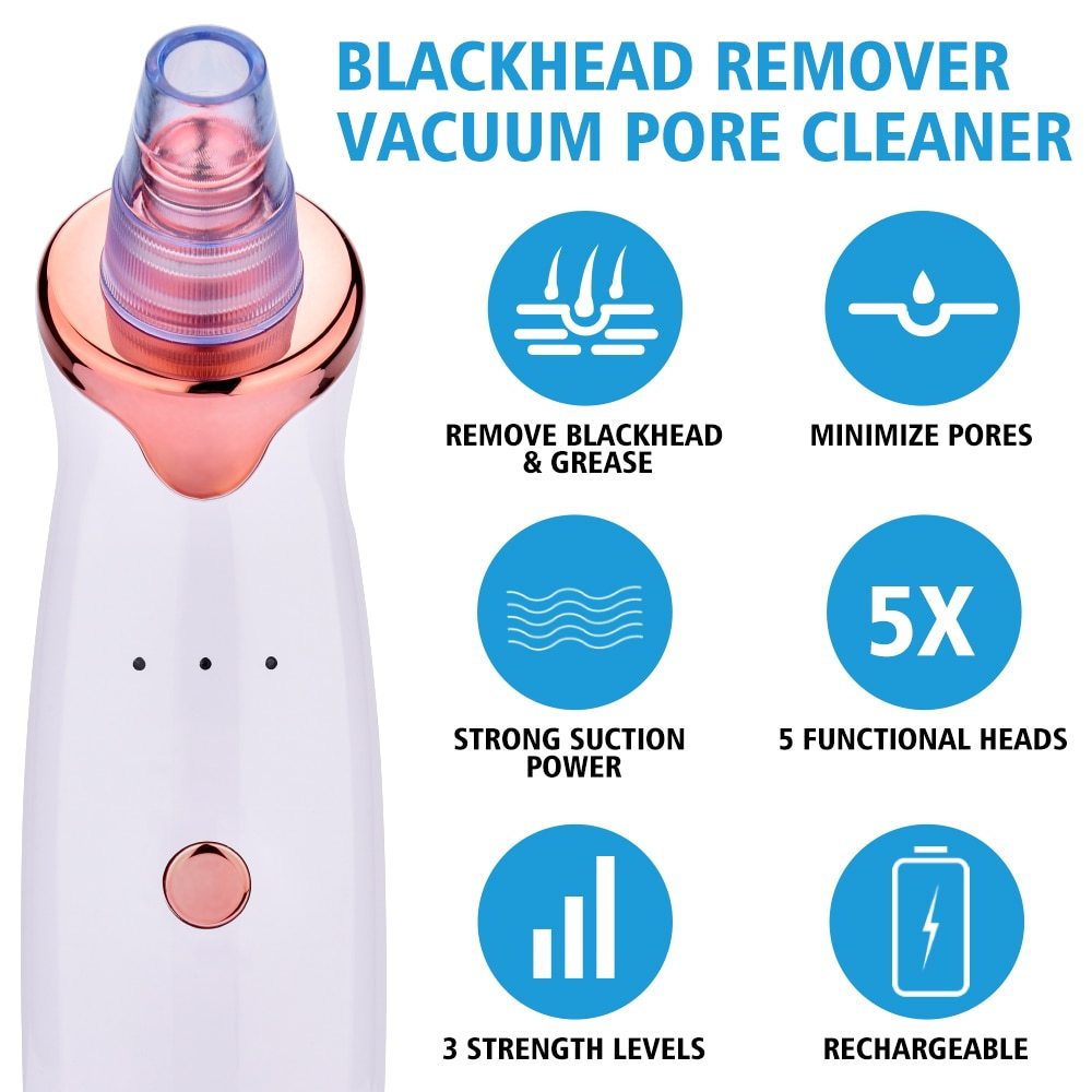 Blommea Electric Blackhead Remover – Deep Pore Cleanse & Skin Renewal